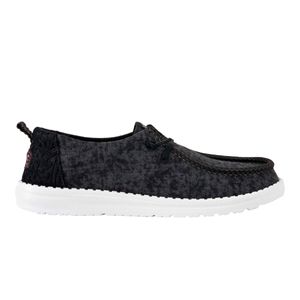 Chaussures HEYDUDE Wendy Surf Wash - Légeres Et Confortables - Lacets élastiques - Semelle Flexible Pour Voyage - 6